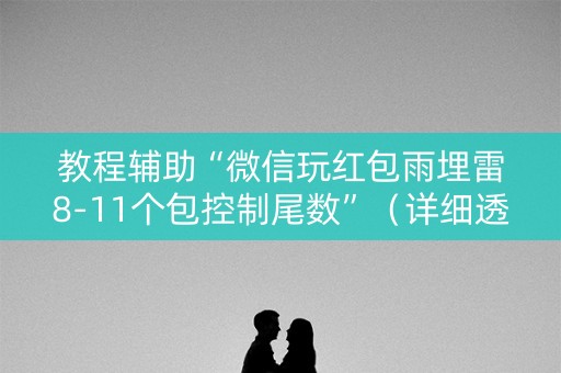 教程辅助“微信玩红包雨埋雷8-11个包控制尾数”（详细透视教程）-哔哩哔哩