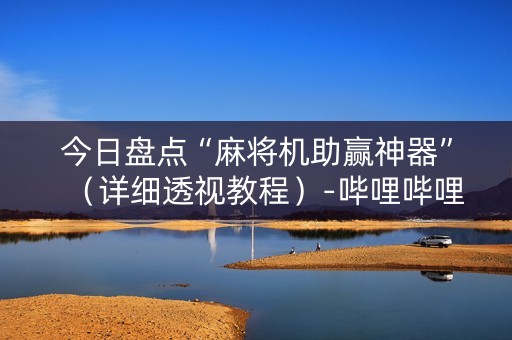 今日盘点“麻将机助赢神器”（详细透视教程）-哔哩哔哩