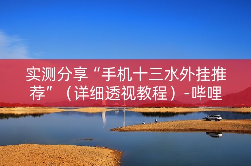 实测分享“手机十三水外挂推荐”（详细透视教程）-哔哩哔哩