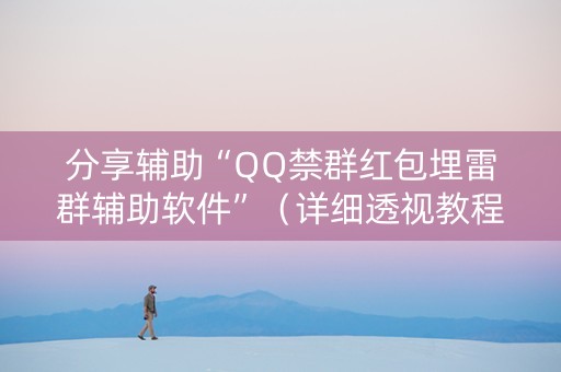 分享辅助“QQ禁群红包埋雷群辅助软件”（详细透视教程）-哔哩哔哩