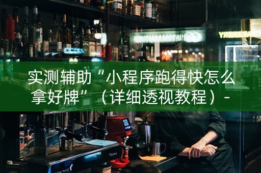 实测辅助“小程序跑得快怎么拿好牌”（详细透视教程）-哔哩哔哩