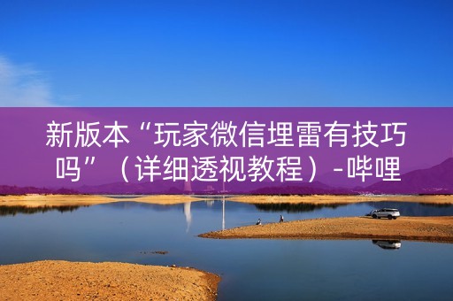 新版本“玩家微信埋雷有技巧吗”（详细透视教程）-哔哩哔哩