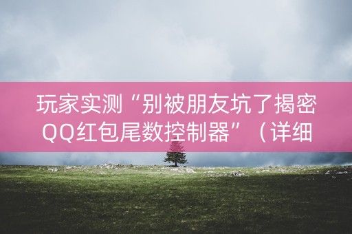 玩家实测“别被朋友坑了揭密QQ红包尾数控制器”（详细透视教程）-哔哩哔哩