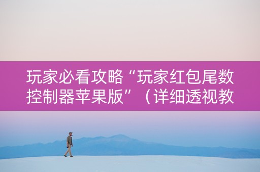 玩家必看攻略“玩家红包尾数控制器苹果版”（详细透视教程）-哔哩哔哩