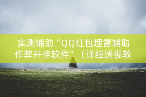 实测辅助“QQ红包埋雷辅助作弊开挂软件”（详细透视教程）-哔哩哔哩