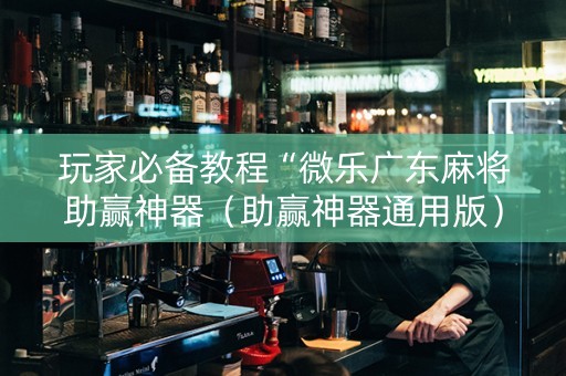 玩家必备教程“微乐广东麻将助赢神器（助赢神器通用版）