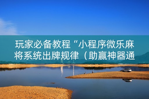 玩家必备教程“小程序微乐麻将系统出牌规律（助赢神器通用版）
