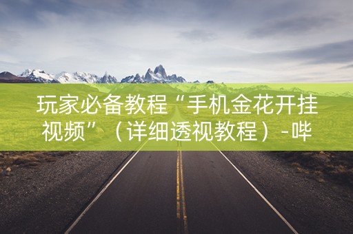 玩家必备教程“手机金花开挂视频”（详细透视教程）-哔哩哔哩