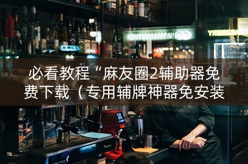 必看教程“麻友圈2辅助器免费下载（专用辅牌神器免安装）