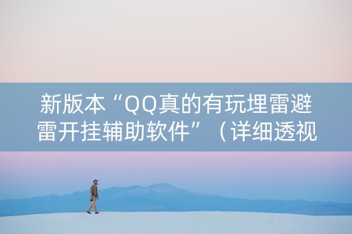 新版本“QQ真的有玩埋雷避雷开挂辅助软件”（详细透视教程）-哔哩哔哩