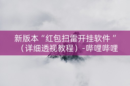 新版本“红包扫雷开挂软件 ”（详细透视教程）-哔哩哔哩