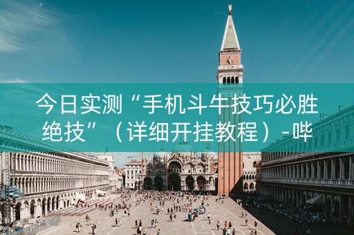 今日实测“手机斗牛技巧必胜绝技”（详细开挂教程）-哔哩哔哩