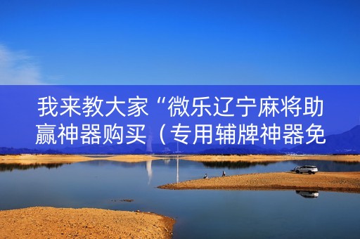 我来教大家“微乐辽宁麻将助赢神器购买（专用辅牌神器免安装）