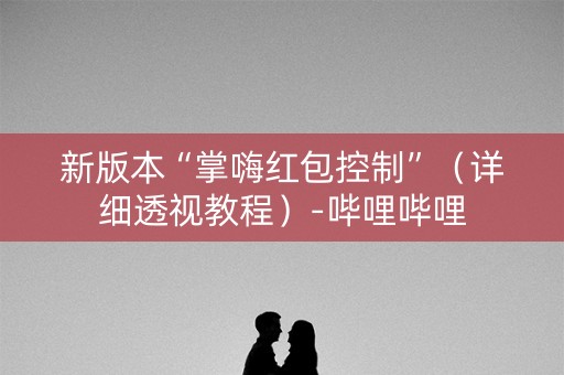 新版本“掌嗨红包控制”（详细透视教程）-哔哩哔哩