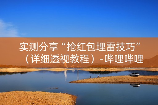 实测分享“抢红包埋雷技巧”（详细透视教程）-哔哩哔哩
