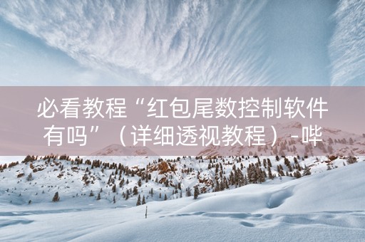必看教程“红包尾数控制软件有吗”（详细透视教程）-哔哩哔哩