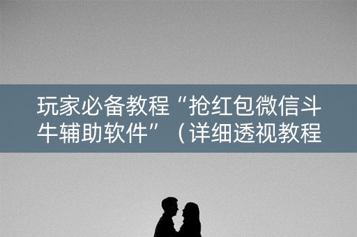 玩家必备教程“抢红包微信斗牛辅助软件”（详细透视教程）-哔哩哔哩