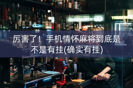 厉害了！手机情怀麻将到底是不是有挂(确实有挂)