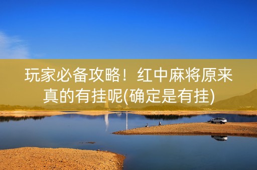 玩家必备攻略！红中麻将原来真的有挂呢(确定是有挂)