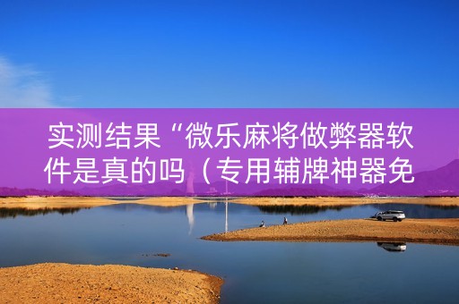 实测结果“微乐麻将做弊器软件是真的吗（专用辅牌神器免安装）
