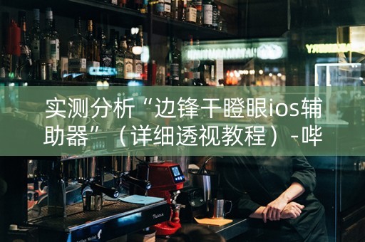 实测分析“边锋干瞪眼ios辅助器”（详细透视教程）-哔哩哔哩