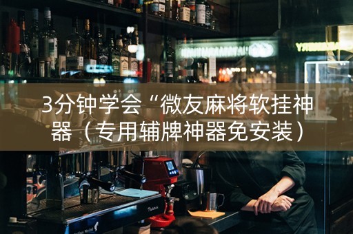 3分钟学会“微友麻将软挂神器（专用辅牌神器免安装）