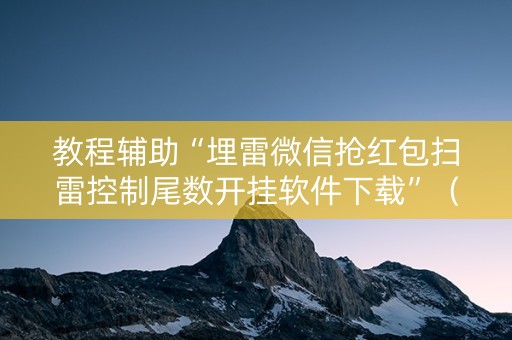 教程辅助“埋雷微信抢红包扫雷控制尾数开挂软件下载”（详细透视教程）-哔哩哔哩