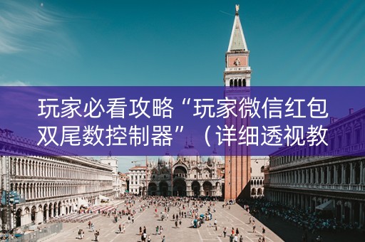 玩家必看攻略“玩家微信红包双尾数控制器”（详细透视教程）-哔哩哔哩