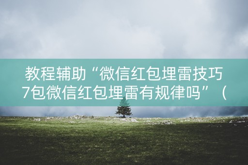 教程辅助“微信红包埋雷技巧7包微信红包埋雷有规律吗”（详细透视教程）-哔哩哔哩