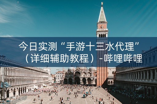 今日实测“手游十三水代理”（详细辅助教程）-哔哩哔哩