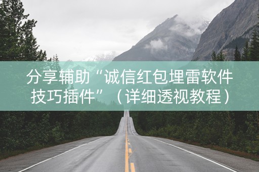 分享辅助“诚信红包埋雷软件技巧插件”（详细透视教程）-哔哩哔哩