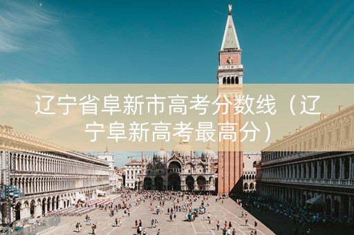 辽宁省阜新市高考分数线（辽宁阜新高考最高分）