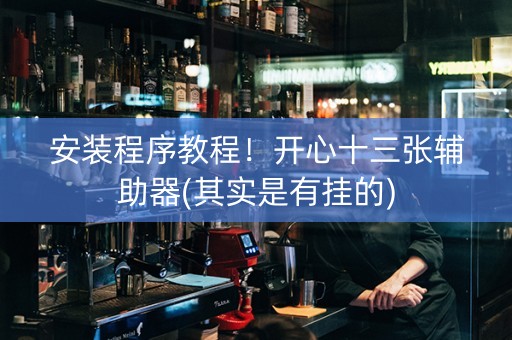 安装程序教程！开心十三张辅助器(其实是有挂的)