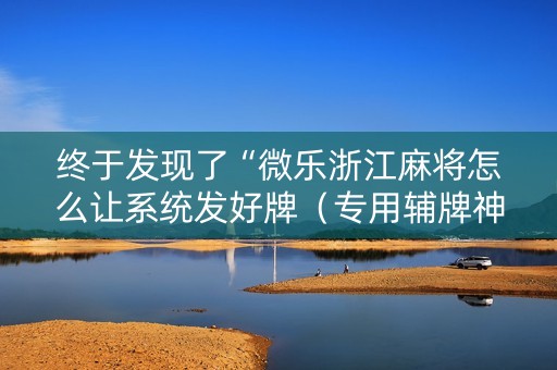 终于发现了“微乐浙江麻将怎么让系统发好牌（专用辅牌神器免安装）