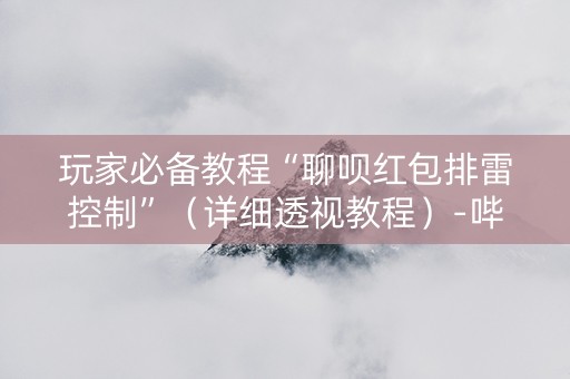 玩家必备教程“聊呗红包排雷控制”（详细透视教程）-哔哩哔哩