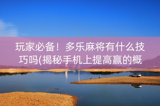 玩家必备！多乐麻将有什么技巧吗(揭秘手机上提高赢的概率)