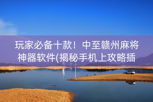 玩家必备十款！中至赣州麻将神器软件(揭秘手机上攻略插件)