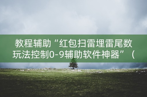 教程辅助“红包扫雷埋雷尾数玩法控制0-9辅助软件神器”（详细透视教程）-哔哩哔哩