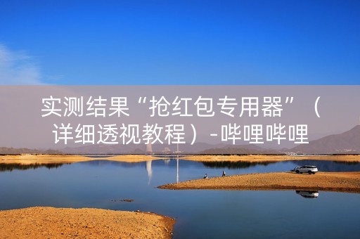 实测结果“抢红包专用器”（详细透视教程）-哔哩哔哩