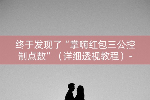 终于发现了“掌嗨红包三公控制点数”（详细透视教程）-哔哩哔哩