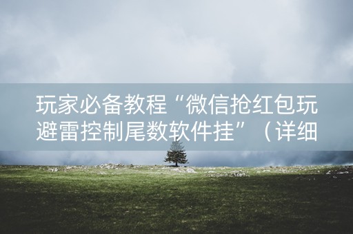玩家必备教程“微信抢红包玩避雷控制尾数软件挂”（详细透视教程）-哔哩哔哩