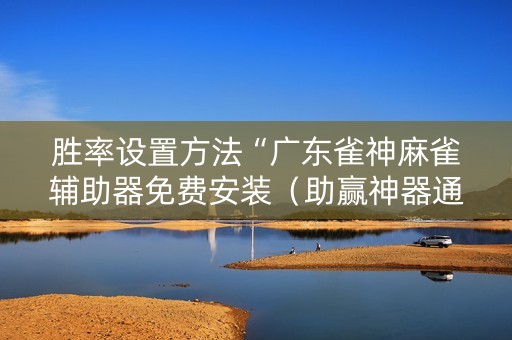 胜率设置方法“广东雀神麻雀辅助器免费安装（助赢神器通用版）