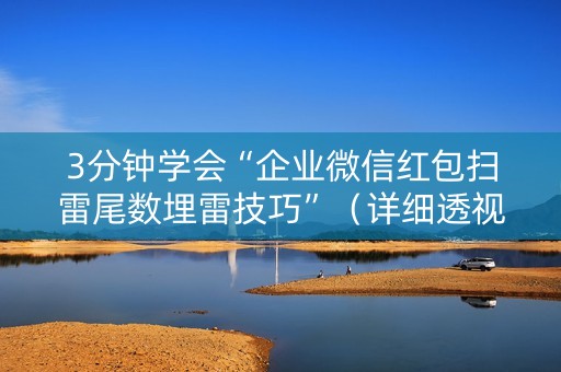 3分钟学会“企业微信红包扫雷尾数埋雷技巧”（详细透视教程）-哔哩哔哩