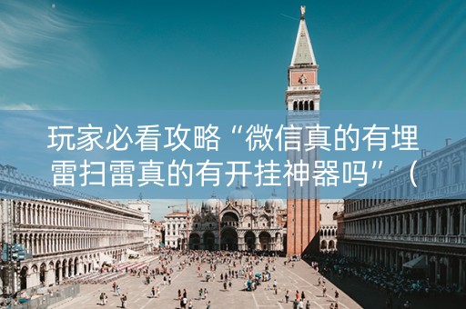 玩家必看攻略“微信真的有埋雷扫雷真的有开挂神器吗”（详细透视教程）-哔哩哔哩