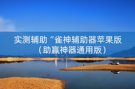实测辅助“雀神辅助器苹果版（助赢神器通用版）