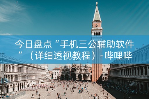 今日盘点“手机三公辅助软件”（详细透视教程）-哔哩哔哩