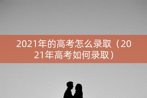 2021年的高考怎么录取（2021年高考如何录取）