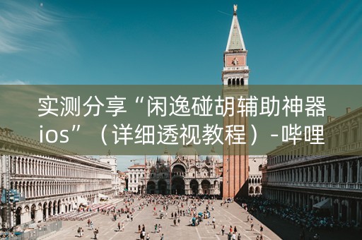 实测分享“闲逸碰胡辅助神器ios”（详细透视教程）-哔哩哔哩