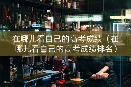 在哪儿看自己的高考成绩（在哪儿看自己的高考成绩排名）
