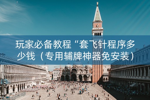 玩家必备教程“套飞针程序多少钱（专用辅牌神器免安装）